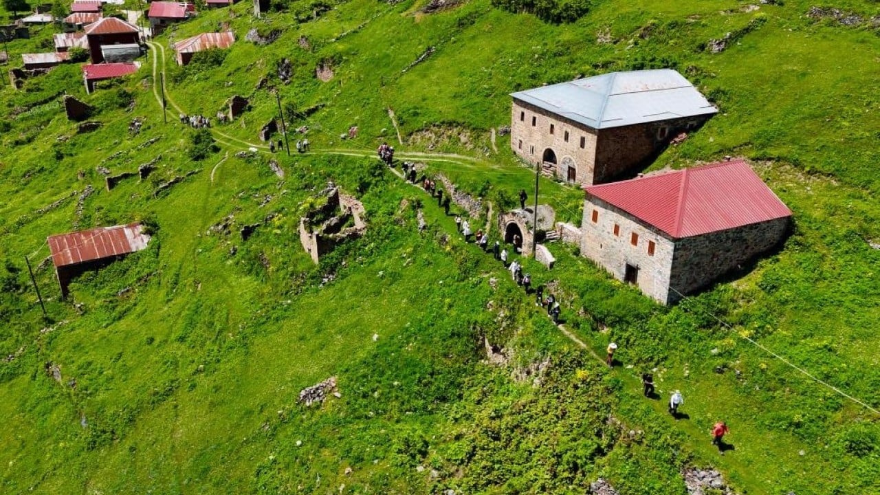 Foto - Santa Harabelerine büyük ilgi Zifin çiçekleri arasında kayıp tarih yolculuğu