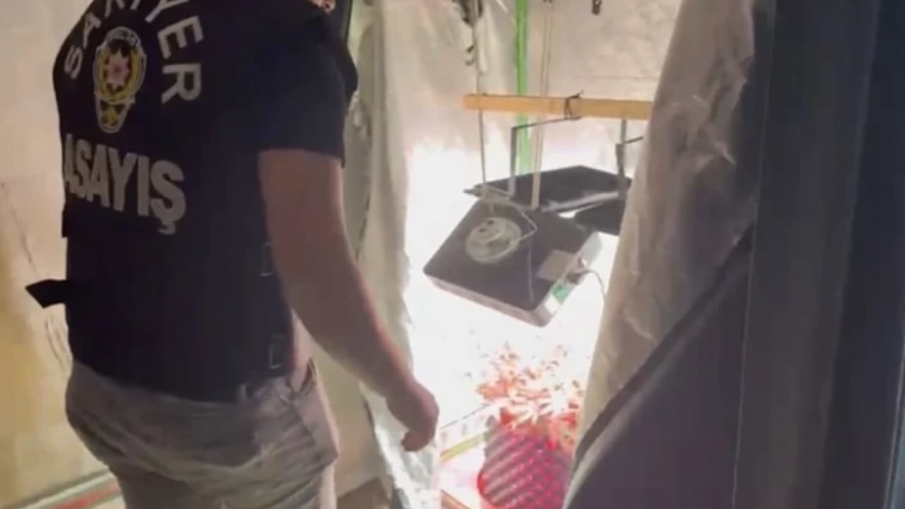 Foto - Sarıyer'in ortasında düzenek kurmuş! Ekipler bile şaşırdı!