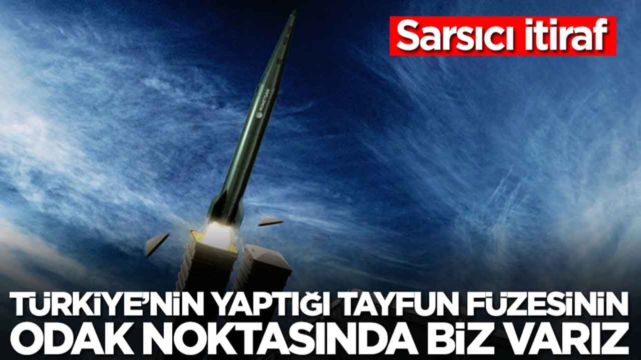 Sarsıcı itiraf: Türkiye'nin yaptğı Tayfun füzesinin menzilinde biz varız, Fransa ve ABD'den yardım istemeliyiz