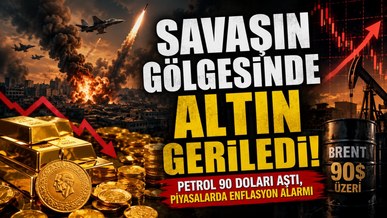 Savaşın gölgesinde altın geriledi! Petrol 90 doları aştı, piyasalarda enflasyon alarmı
