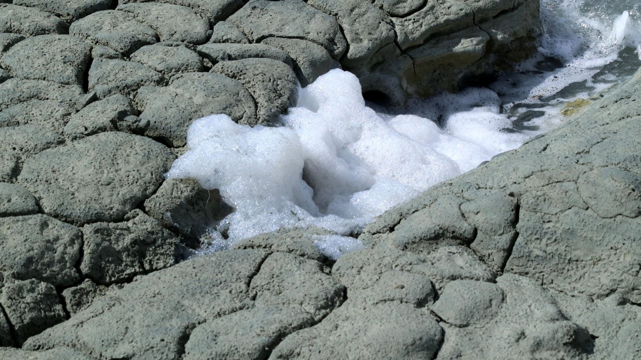 Sebebi merak ediliyor! Burdur Gölü kıyısında dikkat çeken görüntü