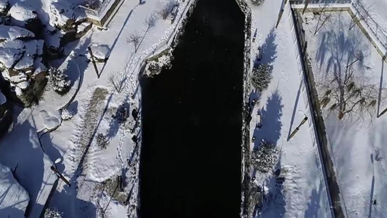 Foto - Şehir eksi 30’u gördü: Her şey buz tuttu, donmayan tek yer burası oldu