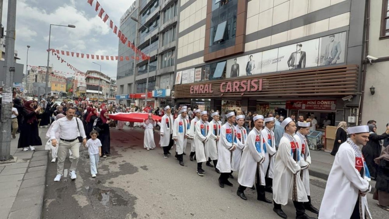 Şehirde ilk kez düzenlendi Hafızlık icazet merasiminde mehter çoskusu