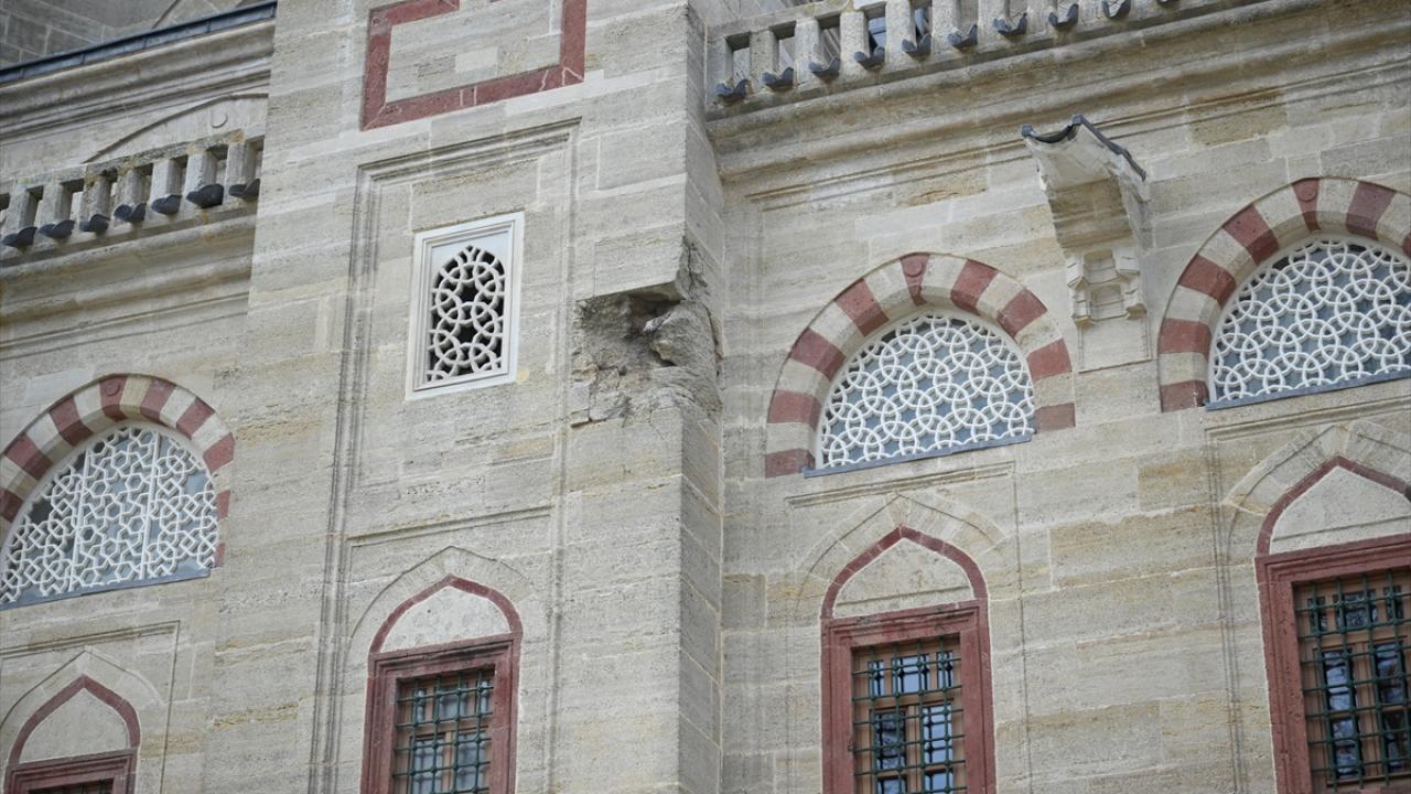 Foto - Selimiye Camii restorasyonunda o ize dokunulmadı