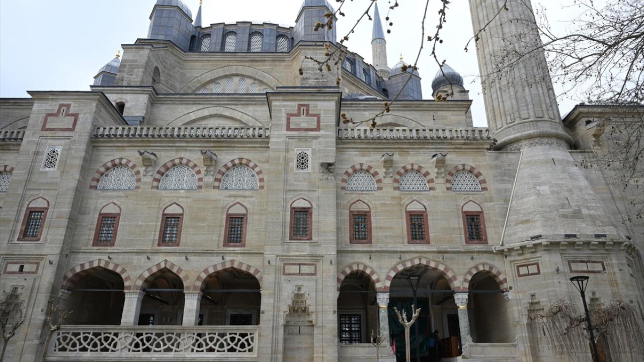Foto - Selimiye Camii restorasyonunda o ize dokunulmadı