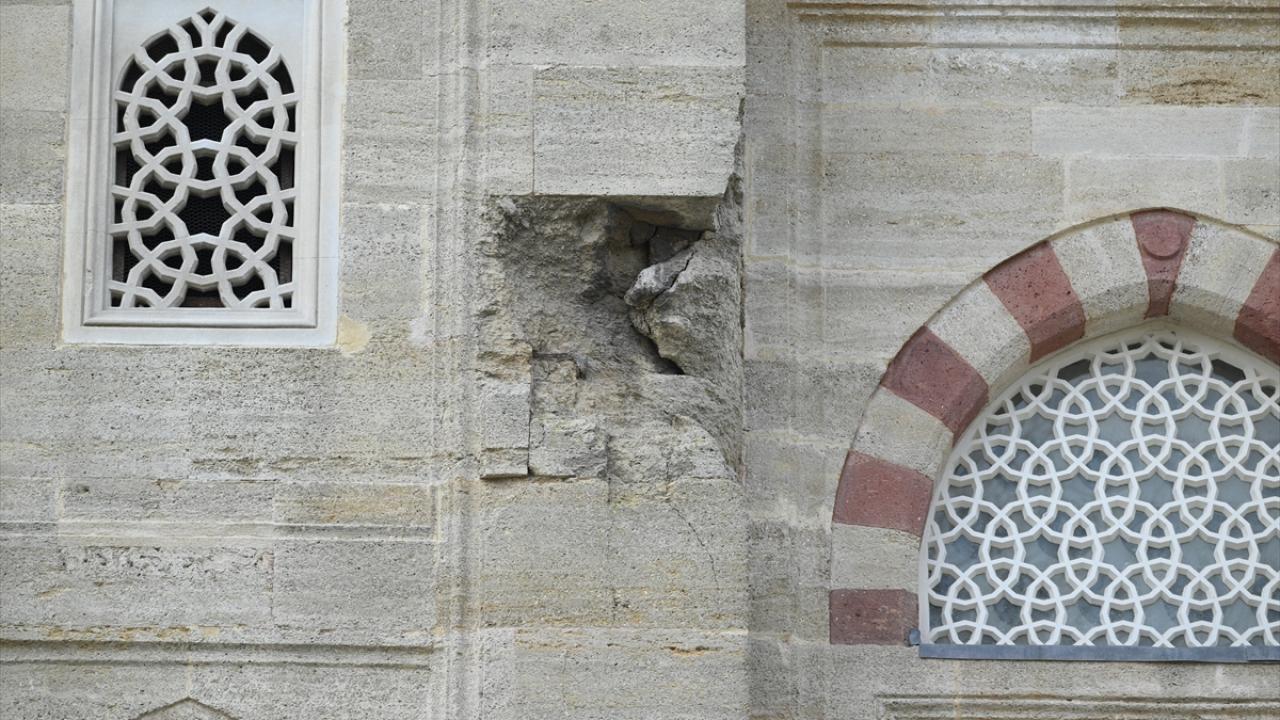 Foto - Selimiye Camii restorasyonunda o ize dokunulmadı