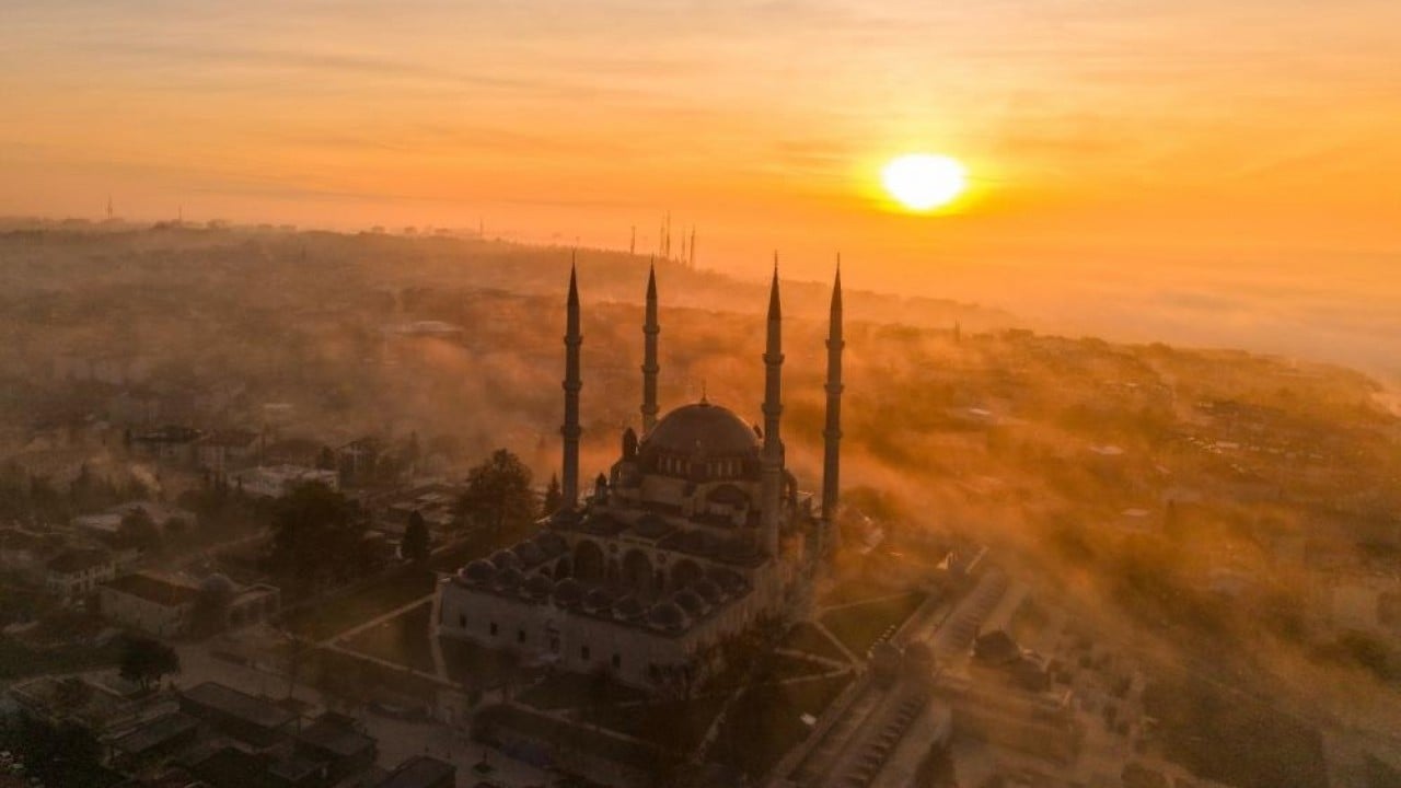 Foto - Selimiye Camii'nde kartpostallık görüntüler