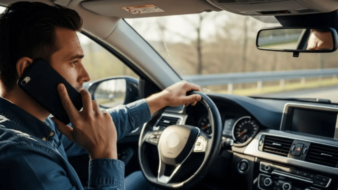 Foto - Seyir halinde bunu yapan yandı! 3'üncüde ehliyet gidecek!