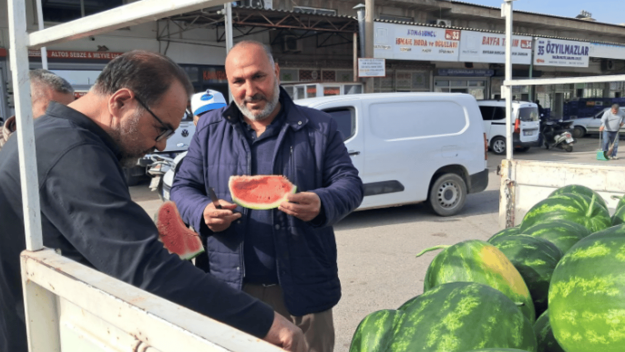 Foto - Sezonun ilk karpuzu kilosu 40 liradan alıcı buldu