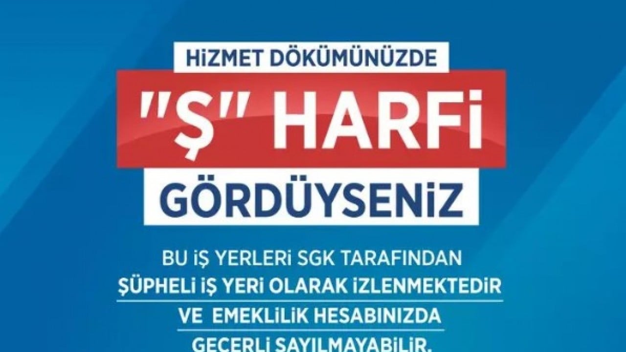 Foto - SGK'dan acil uyarı: Bu harfleri görürseniz emekliliğiniz tehlikede