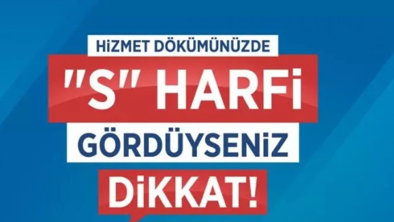 Foto - SGK'dan acil uyarı: Bu harfleri görürseniz emekliliğiniz tehlikede