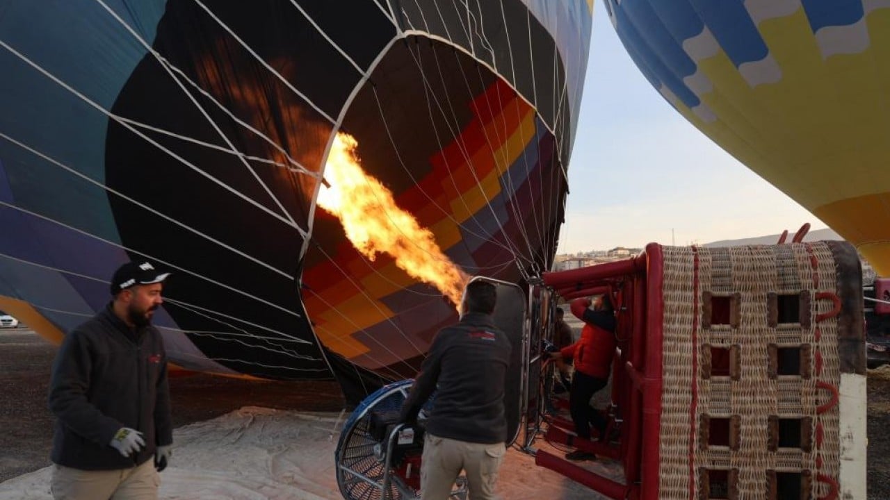 Foto - Sıcak hava balonlarına rüzgar engeli