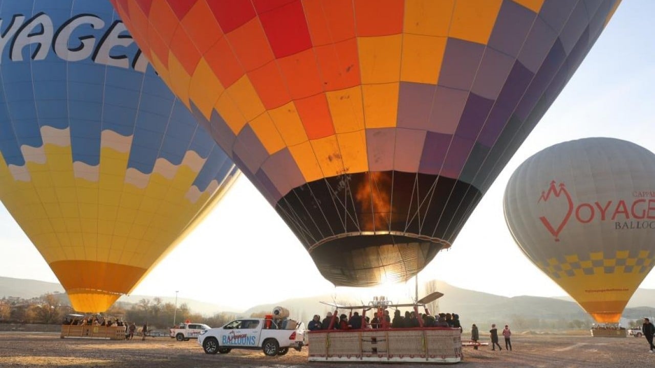 Foto - Sıcak hava balonlarına rüzgar engeli