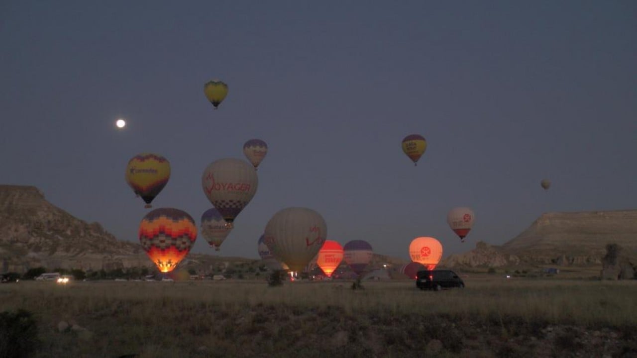Foto - Sıcak hava balonlarına rüzgar engeli