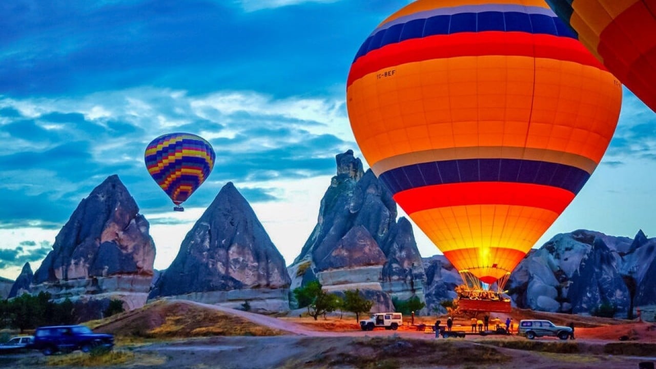 Foto - Sıcak hava balonlarına rüzgar engeli