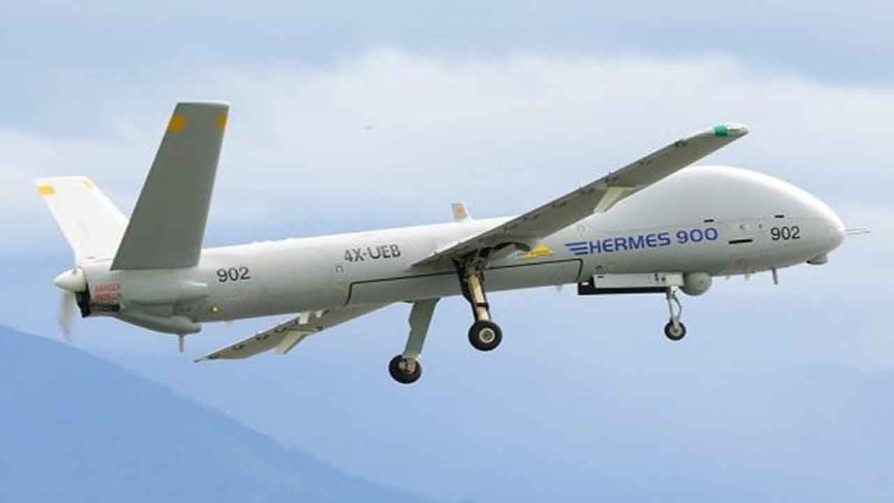 Foto - Sıcak saatler! İsrail'e ait Hermes-900 modeli İHA düşürüldü