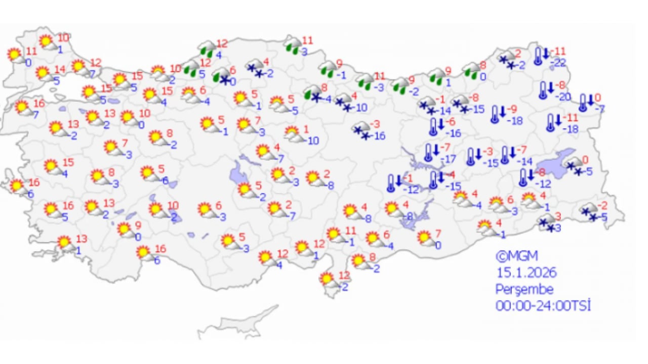 Foto - Sıcaklıklar aniden düşecek! İşte soğuktan tir tir titreyecek illerimiz