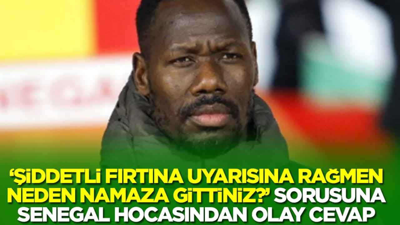 'Şiddetli fırtına uyarısına rağmen neden Cuma namazına gittiniz' sorusuna Senegal hocasından olay cevap