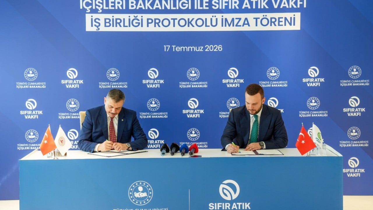 Foto - İçişleri Bakanlığı ile Sıfır Atık Vakfı arasında iş birliği protokolü imzalandı