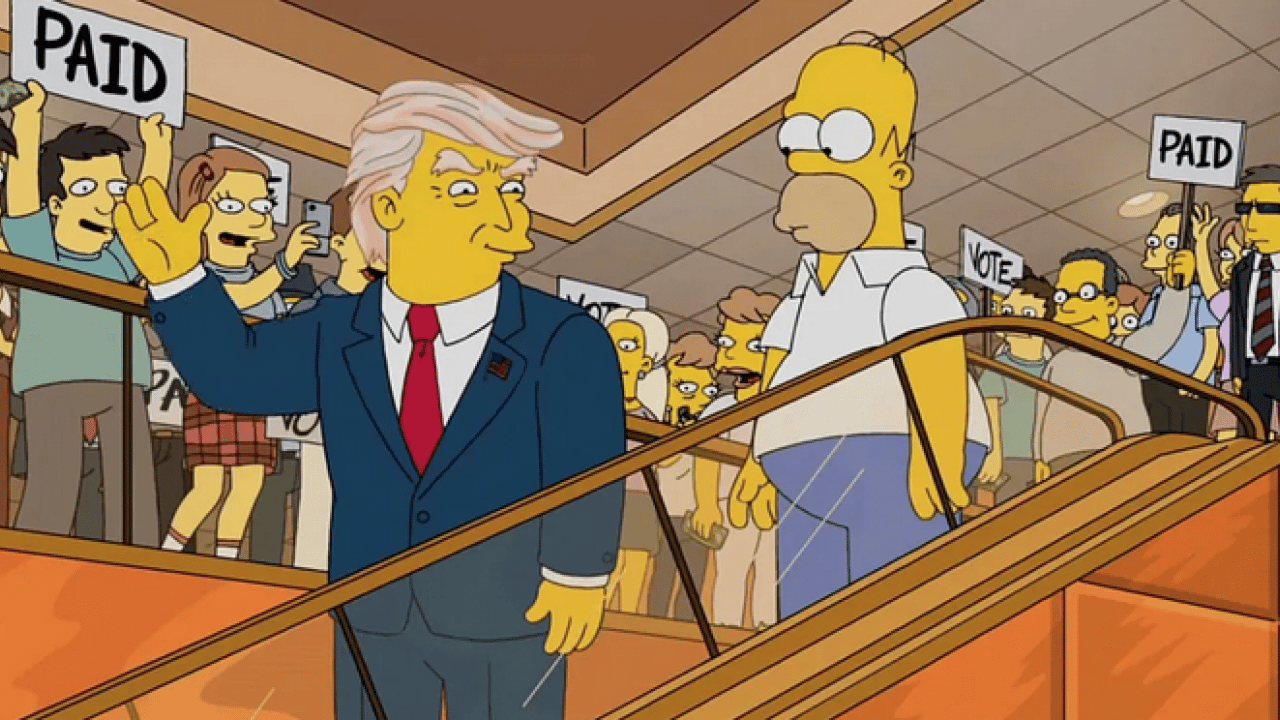 Foto - ABD’ye Trump'ı yazan tahmini önceden bilen Simpsons yazarı başkanlığa aday oldu: Yarış sürüyor