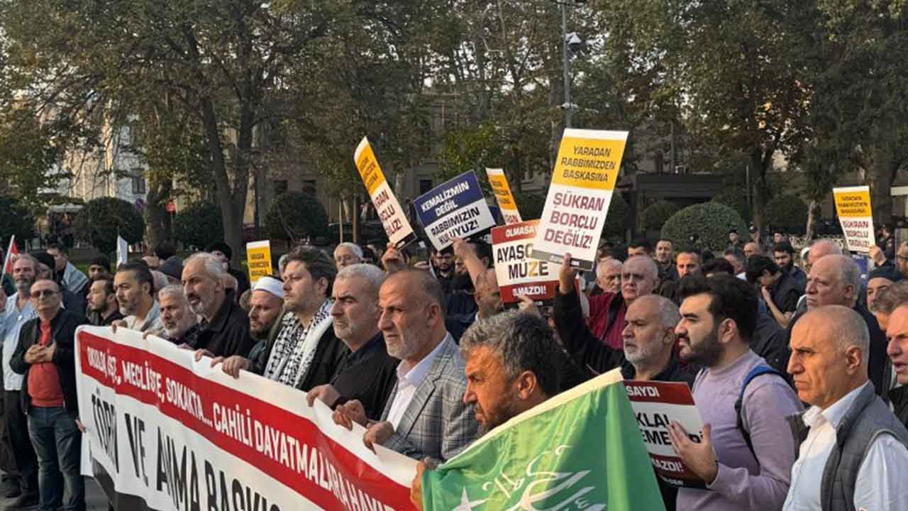 Foto - Şirk ritüellerine karşı meydanlara indiler: Kemalizm'in değil Rabbimizin kuluyuz