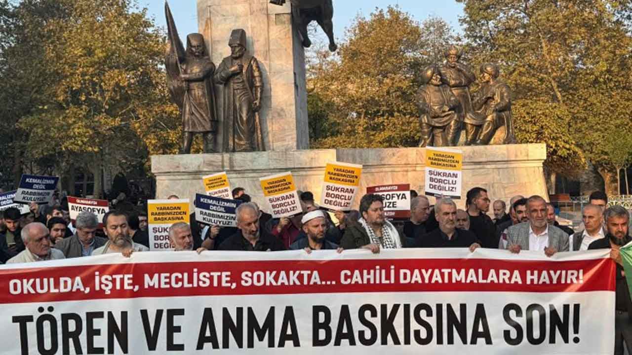 Foto - Şirk ritüellerine karşı meydanlara indiler: Kemalizm'in değil Rabbimizin kuluyuz