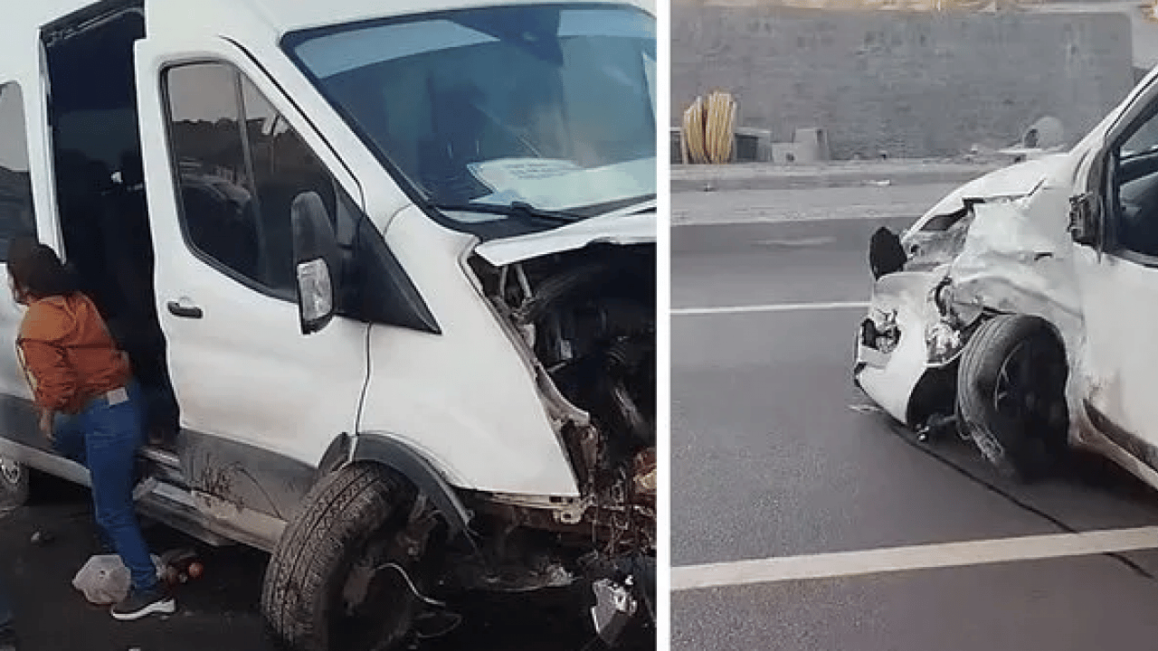 Foto - Şırnak'ta faciadan dönüldü: Servis minibüsü ve ticari araç çarpıştı! 13’ü çocuk 19 yaralı