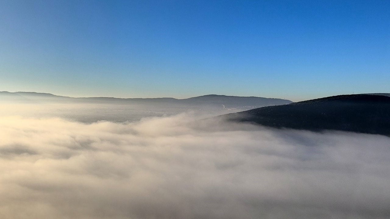 Foto - Sis her yeri kapladı! Dağ zirveleri adacık gibi kaldı