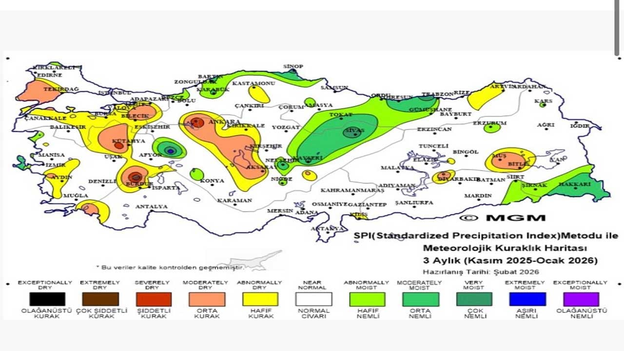 Foto - Sivas suya doydu! Son 10 yılın yağış rekoru kırıldı, kuraklık haritası değişti