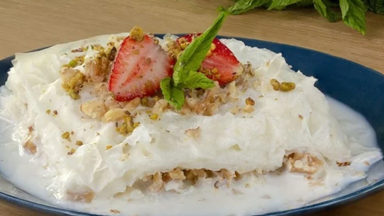 Foto - Sofraların vazgeçilmezi olarak bilinen güllaç tarifi: İnanılmaz bir lezzet! Adım adım siz de bunu yapın