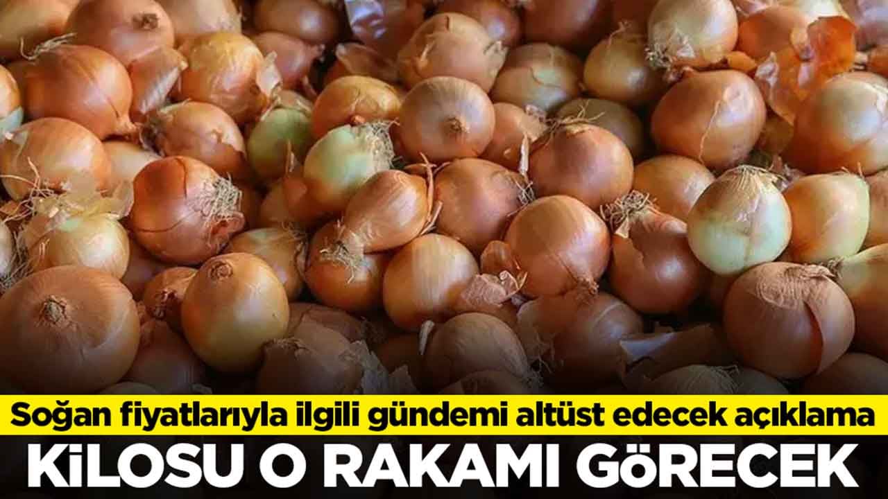 Soğan fiyatlarıyla ilgili gündemi altüst edecek açıklama: Kilosu o rakamı görecek