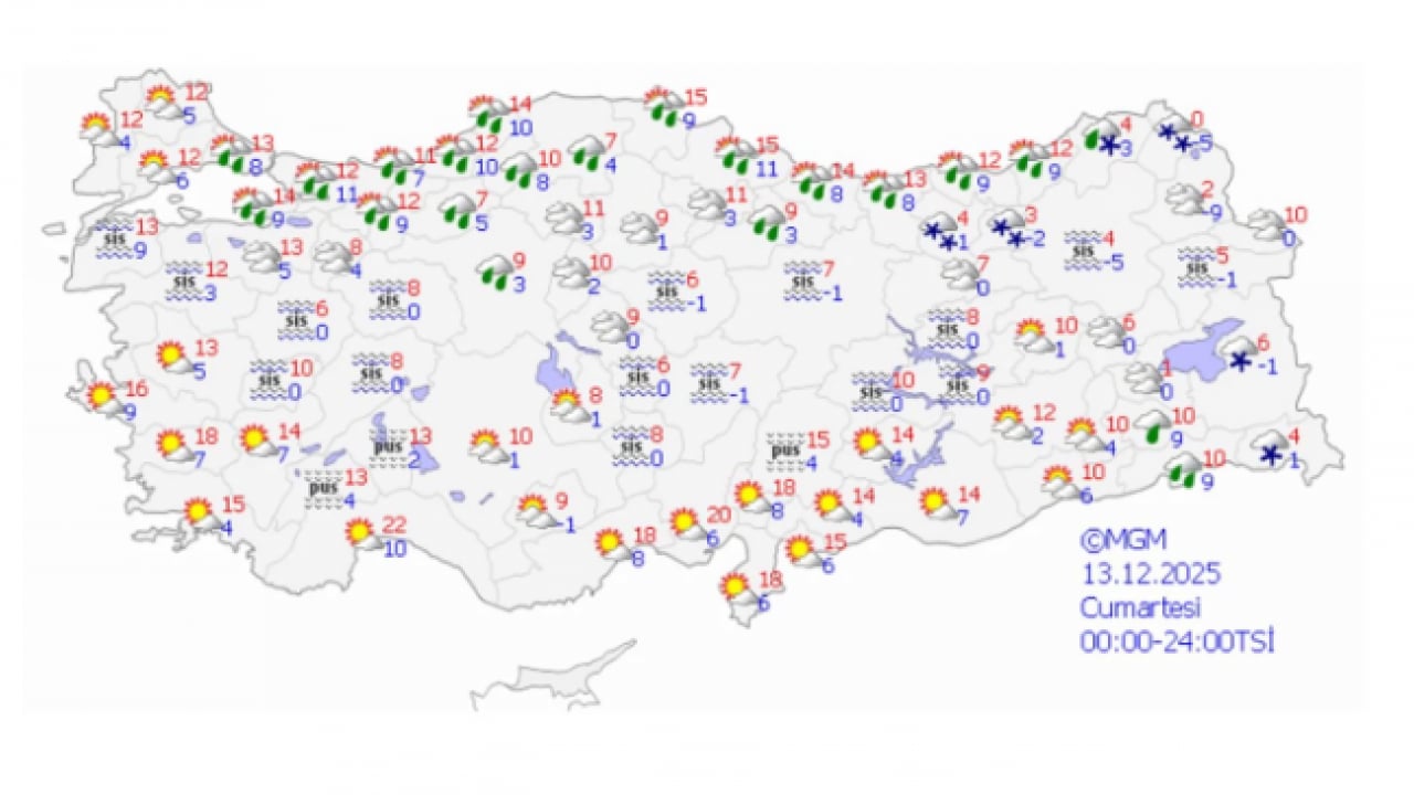 Foto - Soğuk hava etkisini arttırıyor! İşte lapa lapa kar yağacak 6 şehrimiz