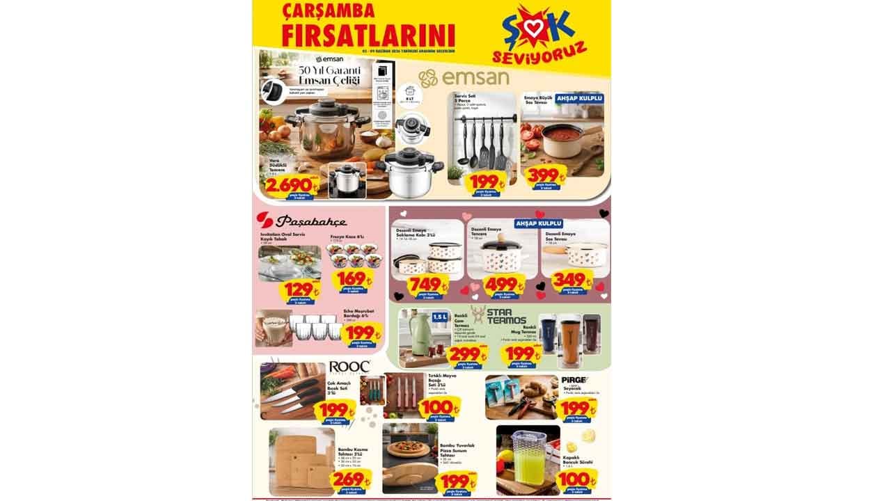 Foto - ŞOK 3-9 Haziran 2026 Aktüel Kataloğu açıklandı! Ankastre, Klima ve TV'de büyük indirim