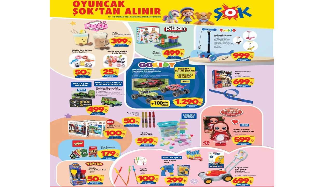 Foto - ŞOK Aktüel 17 Haziran 2026 Kataloğu yayınlandı: ŞOK'tan heyecanlandıran indirim