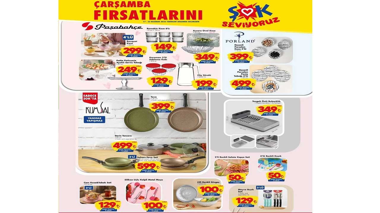 Foto - ŞOK Aktüel 17 Haziran 2026 Kataloğu yayınlandı: ŞOK'tan heyecanlandıran indirim