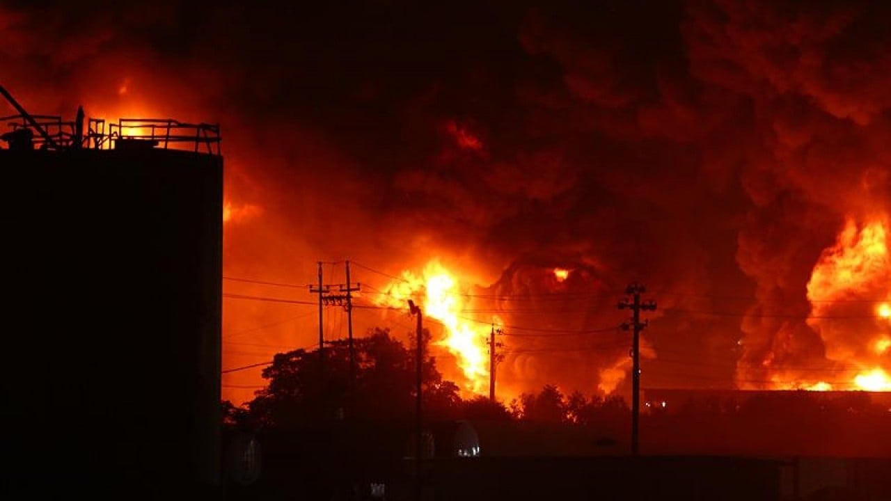 Foto - Şok gelişme! Petrol tesisi vuruldu