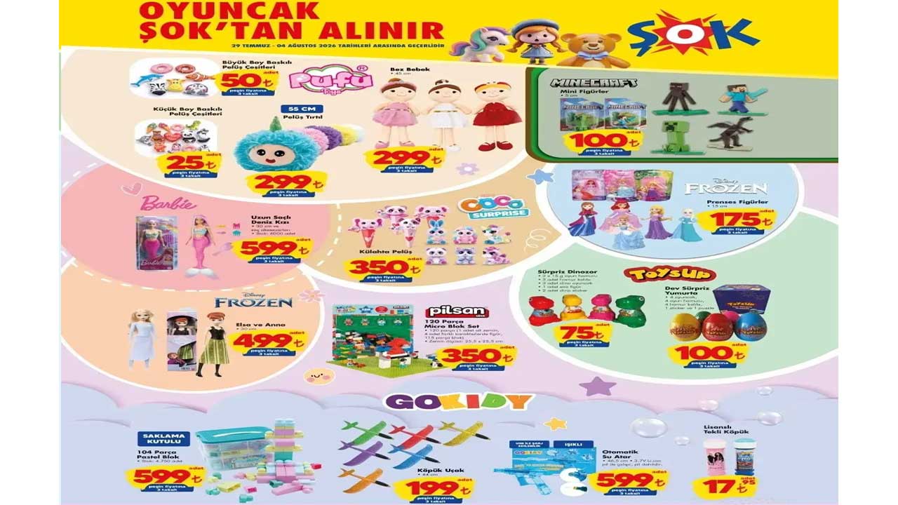 Foto - ŞOK'tan beklenen ürünler! İşte 29 Temmuz-4 Ağustos aktüel kataloğu