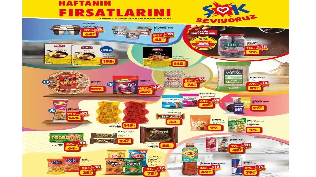 Foto - ŞOK'tan beklenen ürünler! İşte 29 Temmuz-4 Ağustos aktüel kataloğu