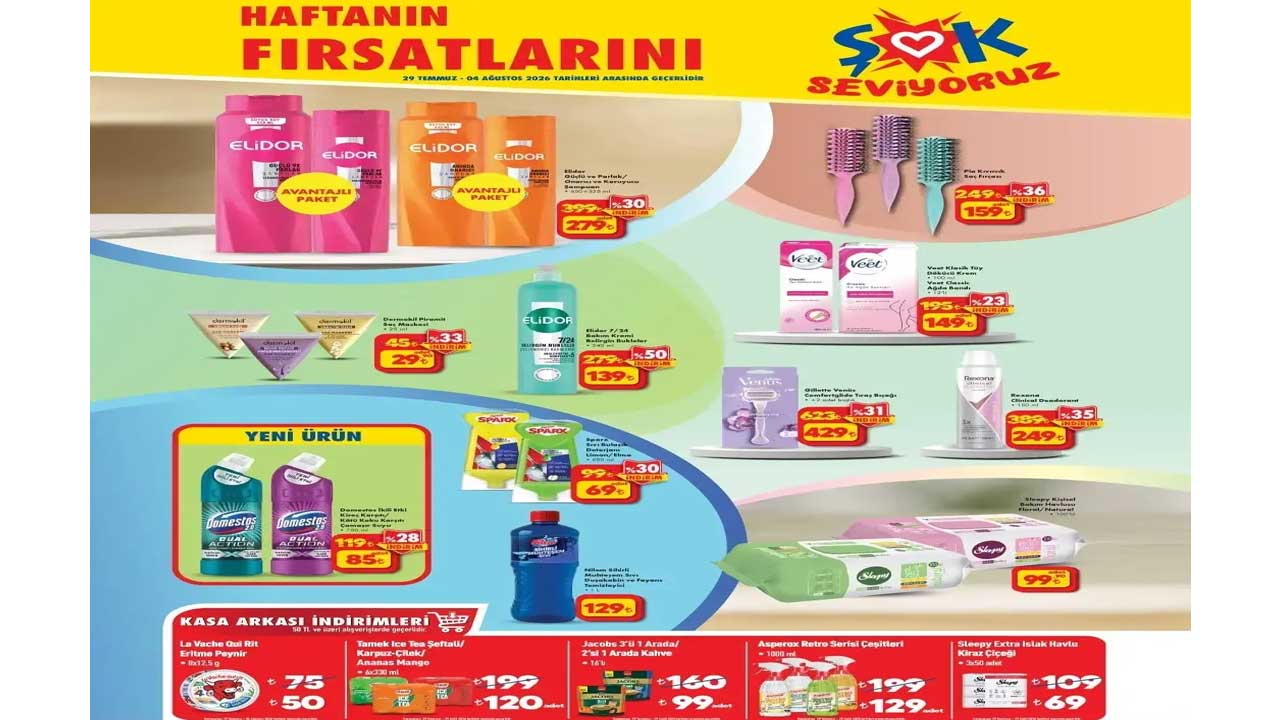 Foto - ŞOK'tan beklenen ürünler! İşte 29 Temmuz-4 Ağustos aktüel kataloğu