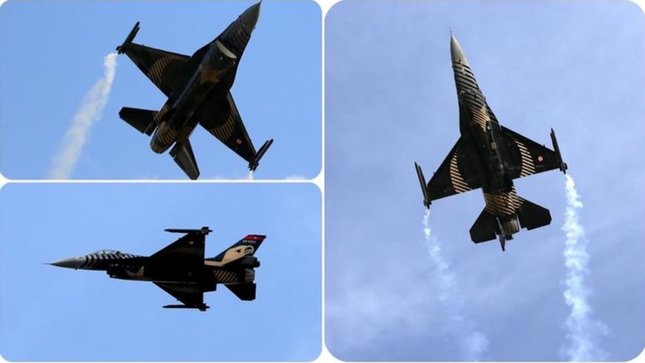 Foto - SOLOTÜRK’ten 23 Nisan’a özel F-16 şovu: Çelik kanatlar gösteri uçuşu gerçekleştirecek