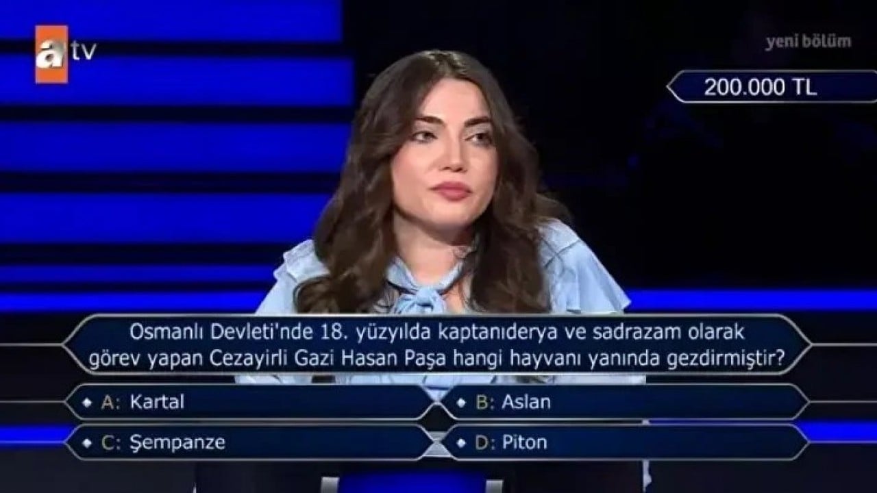 Foto - Sosyal medya viral oldu! Yarışmacıyı terleten Osmanlı sorusu