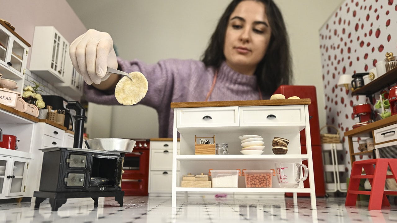 Foto - Sosyal medyada ilgi odağı oldu! Bu mutfakta her şey gerçek