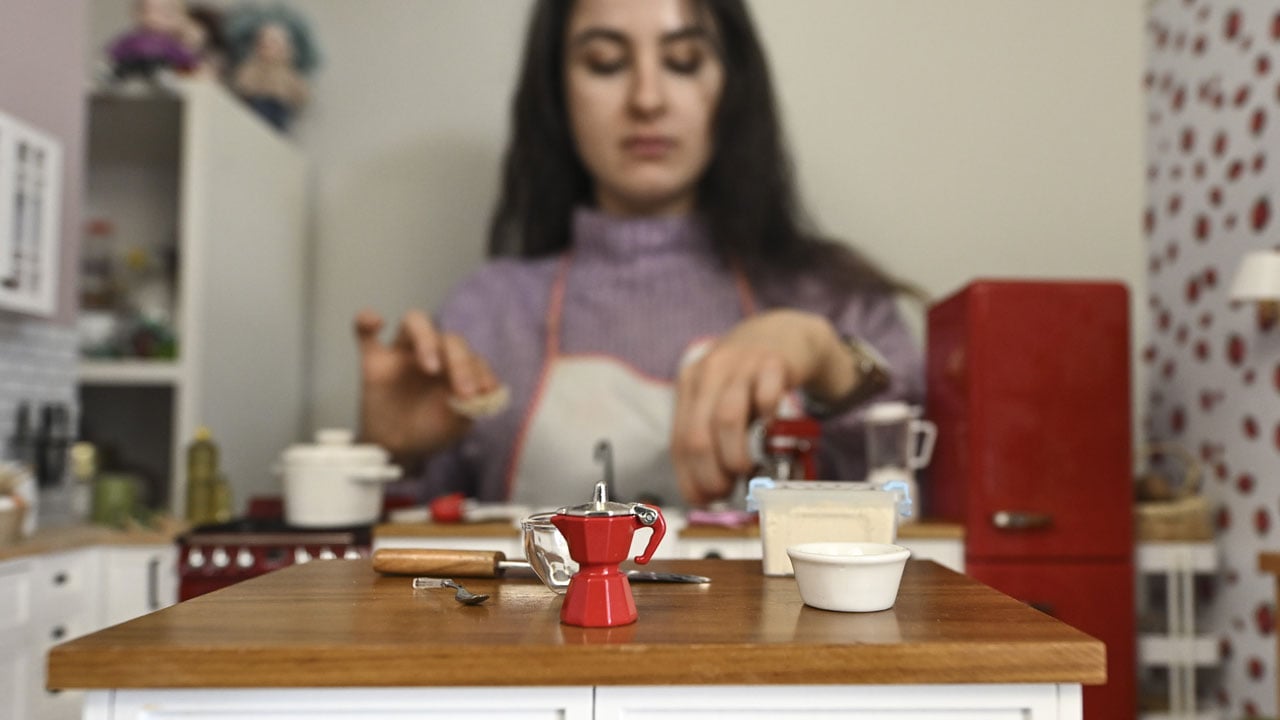 Foto - Sosyal medyada ilgi odağı oldu! Bu mutfakta her şey gerçek