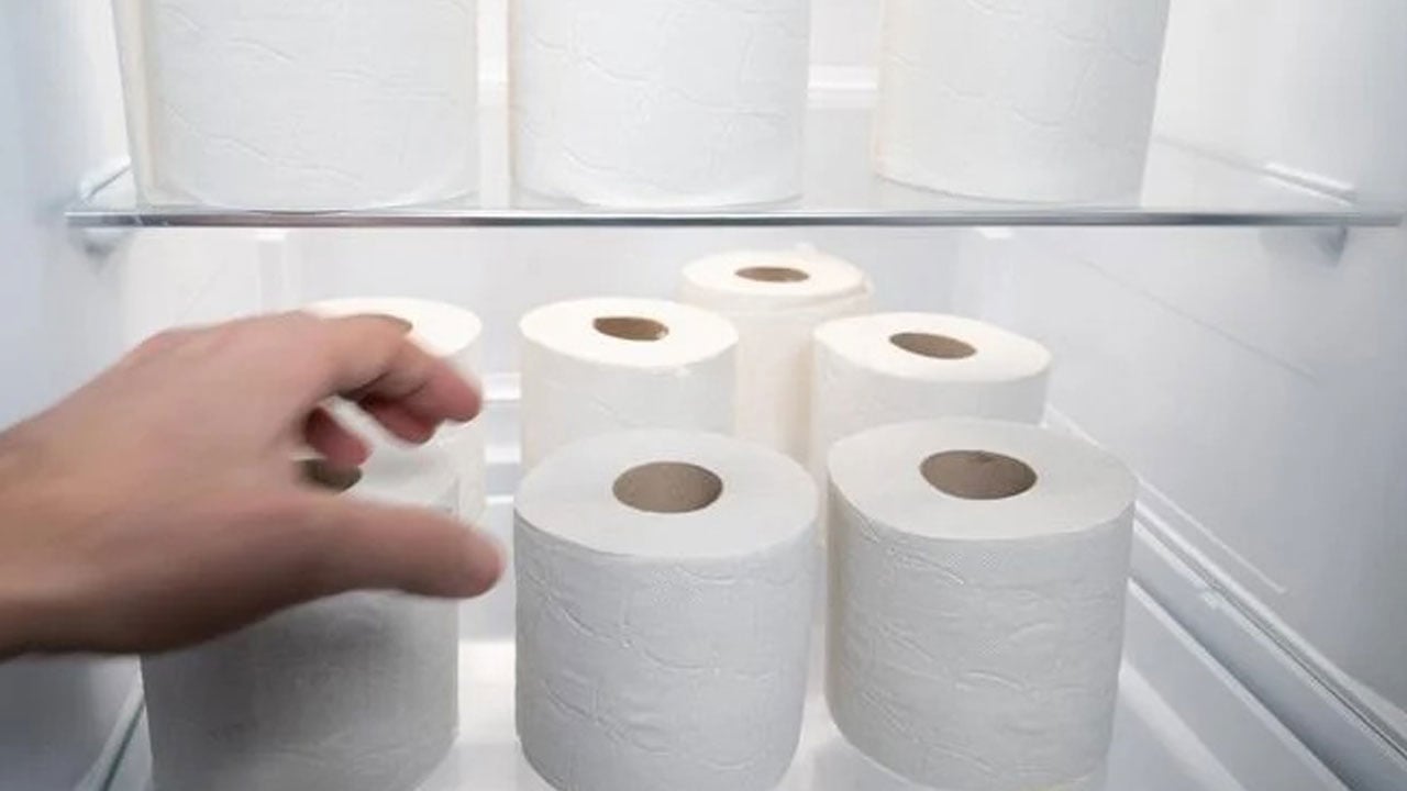 Foto - Sosyal medyada popüler oldu! Bu insanlar neden buzdolabına tuvalet kağıdı koyuyor?