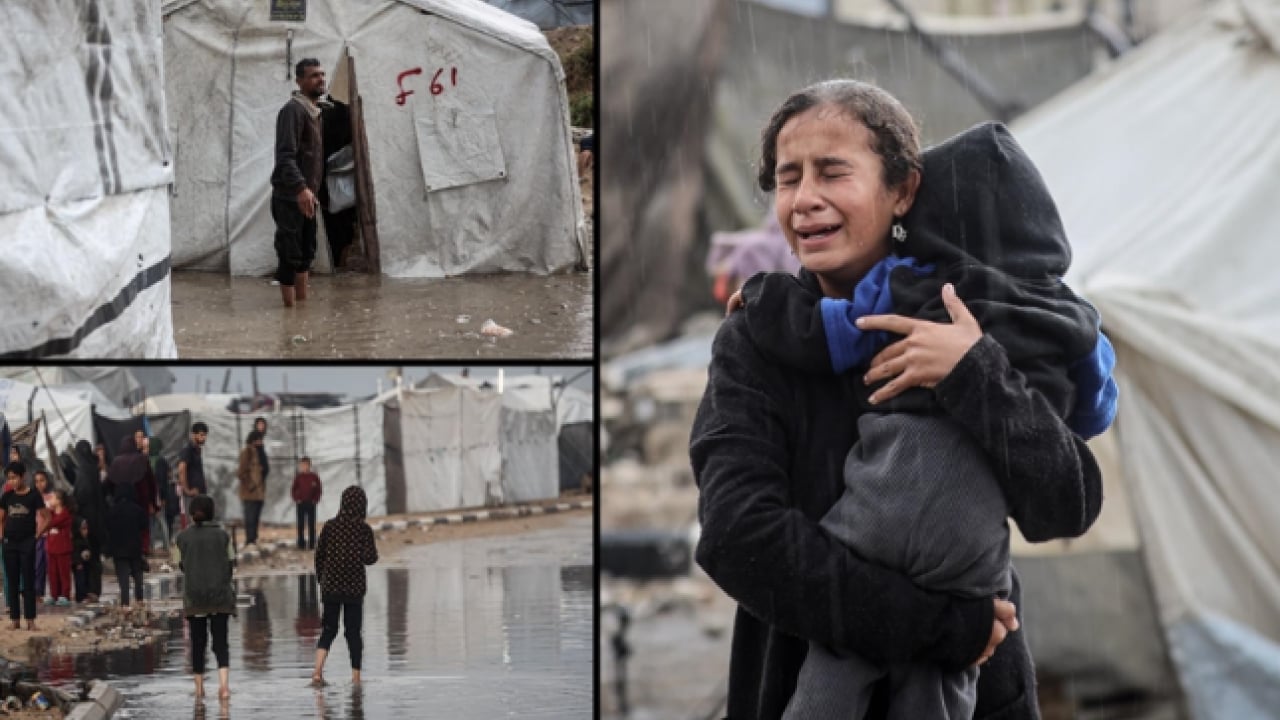Foto - Sözde ateşkes, özde sefalet: İsrail’in insani yardım ambargosu kış felaketiyle birleşti