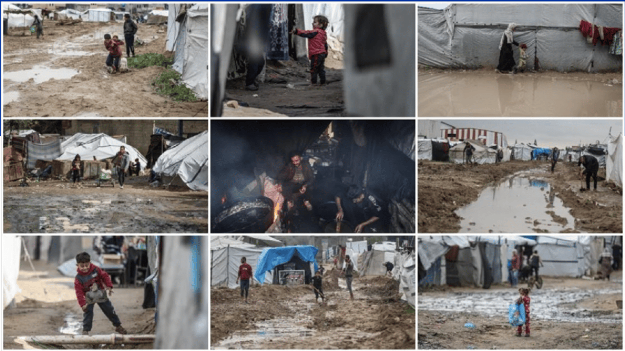 Foto - Sözde ateşkes, özde sefalet: İsrail’in insani yardım ambargosu kış felaketiyle birleşti