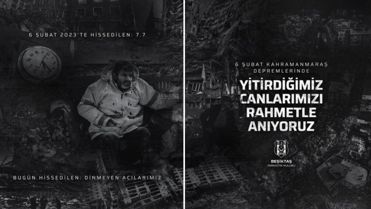 Foto - Spor camiası, 6 Şubat depremlerinde hayatını kaybedenleri andı