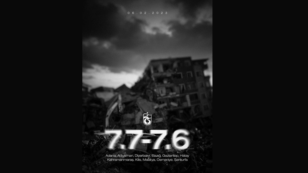 Foto - Spor camiası, 6 Şubat depremlerinde hayatını kaybedenleri andı