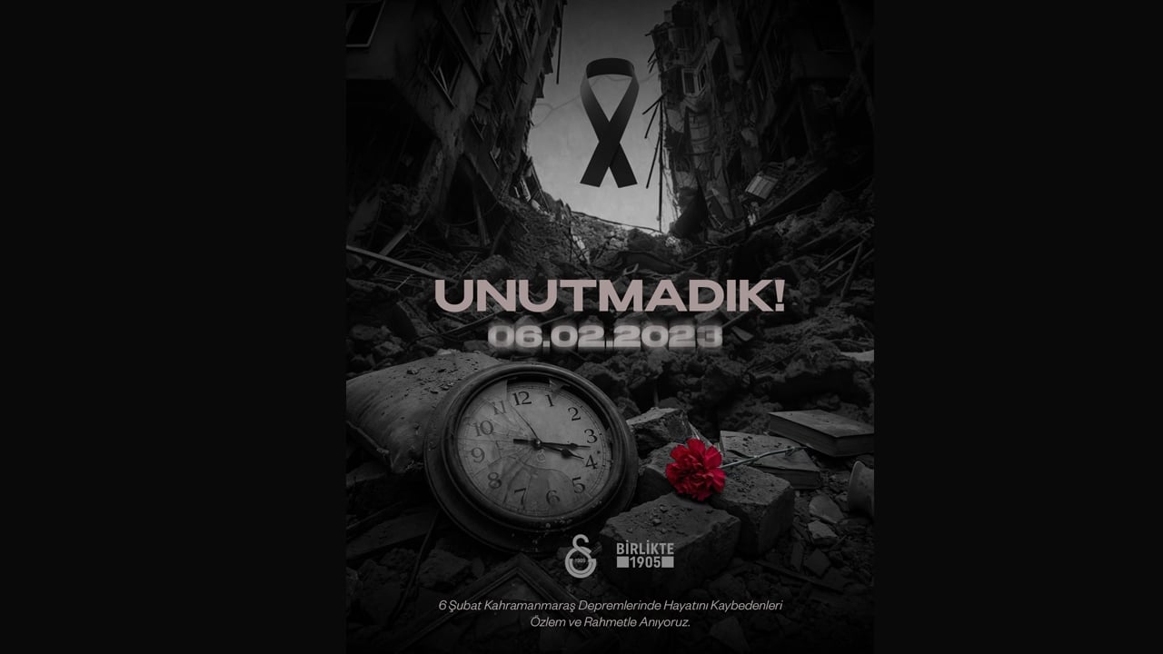 Foto - Spor camiası, 6 Şubat depremlerinde hayatını kaybedenleri andı