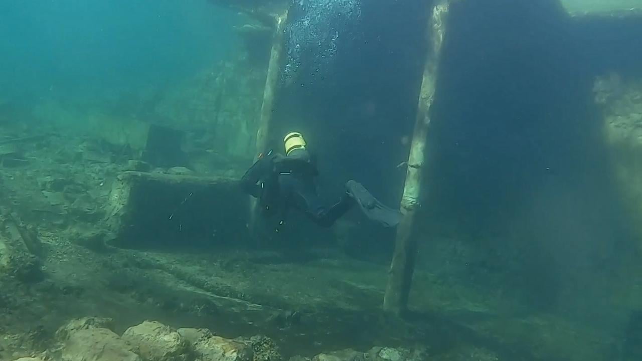 Foto - Su altında kalmıştı! 2 bin 400 yıllık tarihi yapılar böyle görüntülendi